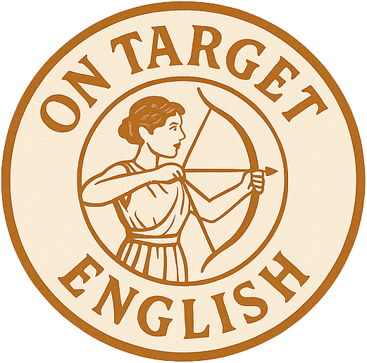 On Target English Logo